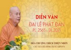 Diễn văn Phật đản PL.2565 – DL.2021 của Hòa thượng Chủ tịch Hội đồng Trị sự Giáo hội Phật giáo Việt Nam